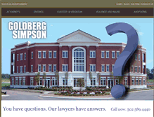 Tablet Screenshot of familylawyerkentucky.com